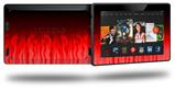 Fire Red - Decal Style Skin fits 2013 Amazon Kindle Fire HD 7 inch