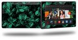 Skulls Confetti Seafoam Green - Decal Style Skin fits 2013 Amazon Kindle Fire HD 7 inch
