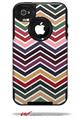 Zig Zag Colors 02 - Decal Style Vinyl Skin fits Otterbox Commuter iPhone4/4s Case (CASE SOLD SEPARATELY)