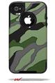 Camouflage Green - Decal Style Vinyl Skin fits Otterbox Commuter iPhone4/4s Case (CASE SOLD SEPARATELY)