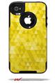 Triangle Mosaic Yellow - Decal Style Vinyl Skin fits Otterbox Commuter iPhone4/4s Case (CASE SOLD SEPARATELY)