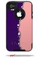 Ripped Colors Purple Pink - Decal Style Vinyl Skin fits Otterbox Commuter iPhone4/4s Case (CASE SOLD SEPARATELY)