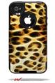 Fractal Fur Leopard - Decal Style Vinyl Skin fits Otterbox Commuter iPhone4/4s Case (CASE SOLD SEPARATELY)