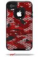 HEX Mesh Camo 01 Red Bright - Decal Style Vinyl Skin fits Otterbox Commuter iPhone4/4s Case (CASE SOLD SEPARATELY)