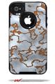 Rusted Metal - Decal Style Vinyl Skin fits Otterbox Commuter iPhone4/4s Case (CASE SOLD SEPARATELY)