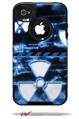 Radioactive Blue - Decal Style Vinyl Skin fits Otterbox Commuter iPhone4/4s Case (CASE SOLD SEPARATELY)