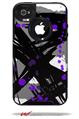 Abstract 02 Purple - Decal Style Vinyl Skin fits Otterbox Commuter iPhone4/4s Case (CASE SOLD SEPARATELY)
