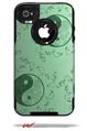 Feminine Yin Yang Green - Decal Style Vinyl Skin fits Otterbox Commuter iPhone4/4s Case (CASE SOLD SEPARATELY)