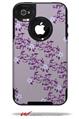 Victorian Design Purple - Decal Style Vinyl Skin fits Otterbox Commuter iPhone4/4s Case (CASE SOLD SEPARATELY)