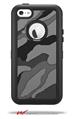 Camouflage Gray - Decal Style Vinyl Skin fits Otterbox Defender iPhone 5C Case (CASE SOLD SEPARATELY)