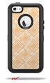 Wavey Peach - Decal Style Vinyl Skin fits Otterbox Defender iPhone 5C Case (CASE SOLD SEPARATELY)