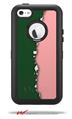 Ripped Colors Green Pink - Decal Style Vinyl Skin fits Otterbox Defender iPhone 5C Case (CASE SOLD SEPARATELY)