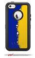 Ripped Colors Blue Yellow - Decal Style Vinyl Skin fits Otterbox Defender iPhone 5C Case (CASE SOLD SEPARATELY)
