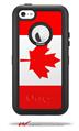 Canadian Canada Flag - Decal Style Vinyl Skin fits Otterbox Defender iPhone 5C Case (CASE SOLD SEPARATELY)