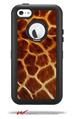 Fractal Fur Giraffe - Decal Style Vinyl Skin fits Otterbox Defender iPhone 5C Case (CASE SOLD SEPARATELY)