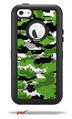 WraptorCamo Digital Camo Green - Decal Style Vinyl Skin fits Otterbox Defender iPhone 5C Case (CASE SOLD SEPARATELY)