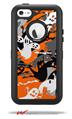 Halloween Ghosts - Decal Style Vinyl Skin fits Otterbox Defender iPhone 5C Case (CASE SOLD SEPARATELY)