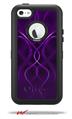 Abstract 01 Purple - Decal Style Vinyl Skin fits Otterbox Defender iPhone 5C Case (CASE SOLD SEPARATELY)