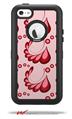 Petals Red - Decal Style Vinyl Skin fits Otterbox Defender iPhone 5C Case (CASE SOLD SEPARATELY)