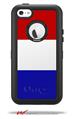 Red White and Blue - Decal Style Vinyl Skin fits Otterbox Defender iPhone 5C Case (CASE SOLD SEPARATELY)