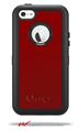 Solids Collection Red Dark - Decal Style Vinyl Skin fits Otterbox Defender iPhone 5C Case (CASE SOLD SEPARATELY)