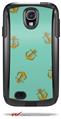 Anchors Away Seafoam Green - Decal Style Vinyl Skin fits Otterbox Commuter Case for Samsung Galaxy S4 (CASE SOLD SEPARATELY)