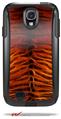 Fractal Fur Tiger - Decal Style Vinyl Skin fits Otterbox Commuter Case for Samsung Galaxy S4 (CASE SOLD SEPARATELY)