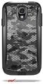 HEX Mesh Camo 01 Gray - Decal Style Vinyl Skin fits Otterbox Commuter Case for Samsung Galaxy S4 (CASE SOLD SEPARATELY)