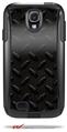 Diamond Plate Metal 02 Black - Decal Style Vinyl Skin fits Otterbox Commuter Case for Samsung Galaxy S4 (CASE SOLD SEPARATELY)
