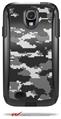 WraptorCamo Digital Camo Gray - Decal Style Vinyl Skin fits Otterbox Commuter Case for Samsung Galaxy S4 (CASE SOLD SEPARATELY)