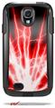 Lightning Red - Decal Style Vinyl Skin fits Otterbox Commuter Case for Samsung Galaxy S4 (CASE SOLD SEPARATELY)