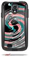 Alecias Swirl 02 - Decal Style Vinyl Skin fits Otterbox Commuter Case for Samsung Galaxy S4 (CASE SOLD SEPARATELY)