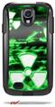 Radioactive Green - Decal Style Vinyl Skin fits Otterbox Commuter Case for Samsung Galaxy S4 (CASE SOLD SEPARATELY)