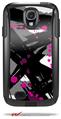 Abstract 02 Pink - Decal Style Vinyl Skin fits Otterbox Commuter Case for Samsung Galaxy S4 (CASE SOLD SEPARATELY)