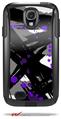 Abstract 02 Purple - Decal Style Vinyl Skin fits Otterbox Commuter Case for Samsung Galaxy S4 (CASE SOLD SEPARATELY)