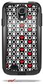 XO Hearts - Decal Style Vinyl Skin fits Otterbox Commuter Case for Samsung Galaxy S4 (CASE SOLD SEPARATELY)