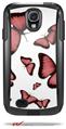 Butterflies Pink - Decal Style Vinyl Skin fits Otterbox Commuter Case for Samsung Galaxy S4 (CASE SOLD SEPARATELY)