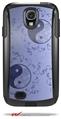 Feminine Yin Yang Blue - Decal Style Vinyl Skin fits Otterbox Commuter Case for Samsung Galaxy S4 (CASE SOLD SEPARATELY)