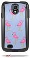 Flamingos on Blue - Decal Style Vinyl Skin fits Otterbox Commuter Case for Samsung Galaxy S4 (CASE SOLD SEPARATELY)