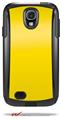 Solids Collection Yellow - Decal Style Vinyl Skin fits Otterbox Commuter Case for Samsung Galaxy S4 (CASE SOLD SEPARATELY)
