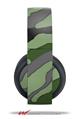 Vinyl Decal Skin Wrap compatible with Original Sony PlayStation 4 Gold Wireless Headphones Camouflage Green (PS4 HEADPHONES NOT INCLUDED)