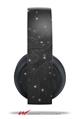 Vinyl Decal Skin Wrap compatible with Original Sony PlayStation 4 Gold Wireless Headphones Stardust Black (PS4 HEADPHONES NOT INCLUDED)