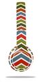 WraptorSkinz Skin Decal Wrap compatible with Beats Solo 2 WIRED Headphones Zig Zag Colors 01 Skin Only (HEADPHONES NOT INCLUDED)