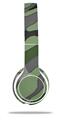 WraptorSkinz Skin Decal Wrap compatible with Beats Solo 2 WIRED Headphones Camouflage Green Skin Only (HEADPHONES NOT INCLUDED)