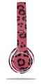 WraptorSkinz Skin Decal Wrap compatible with Beats Solo 2 WIRED Headphones Leopard Skin Pink Skin Only (HEADPHONES NOT INCLUDED)