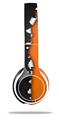 WraptorSkinz Skin Decal Wrap compatible with Beats Solo 2 WIRED Headphones Ripped Colors Black Orange Skin Only (HEADPHONES NOT INCLUDED)