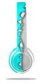 WraptorSkinz Skin Decal Wrap compatible with Beats Solo 2 WIRED Headphones Ripped Colors Neon Teal Gray Skin Only (HEADPHONES NOT INCLUDED)