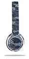 WraptorSkinz Skin Decal Wrap compatible with Beats Solo 2 WIRED Headphones HEX Mesh Camo 01 Blue Skin Only (HEADPHONES NOT INCLUDED)