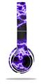 WraptorSkinz Skin Decal Wrap compatible with Beats Solo 2 WIRED Headphones Electrify Purple Skin Only (HEADPHONES NOT INCLUDED)