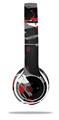 WraptorSkinz Skin Decal Wrap compatible with Beats Solo 2 WIRED Headphones Abstract 02 Red Skin Only (HEADPHONES NOT INCLUDED)